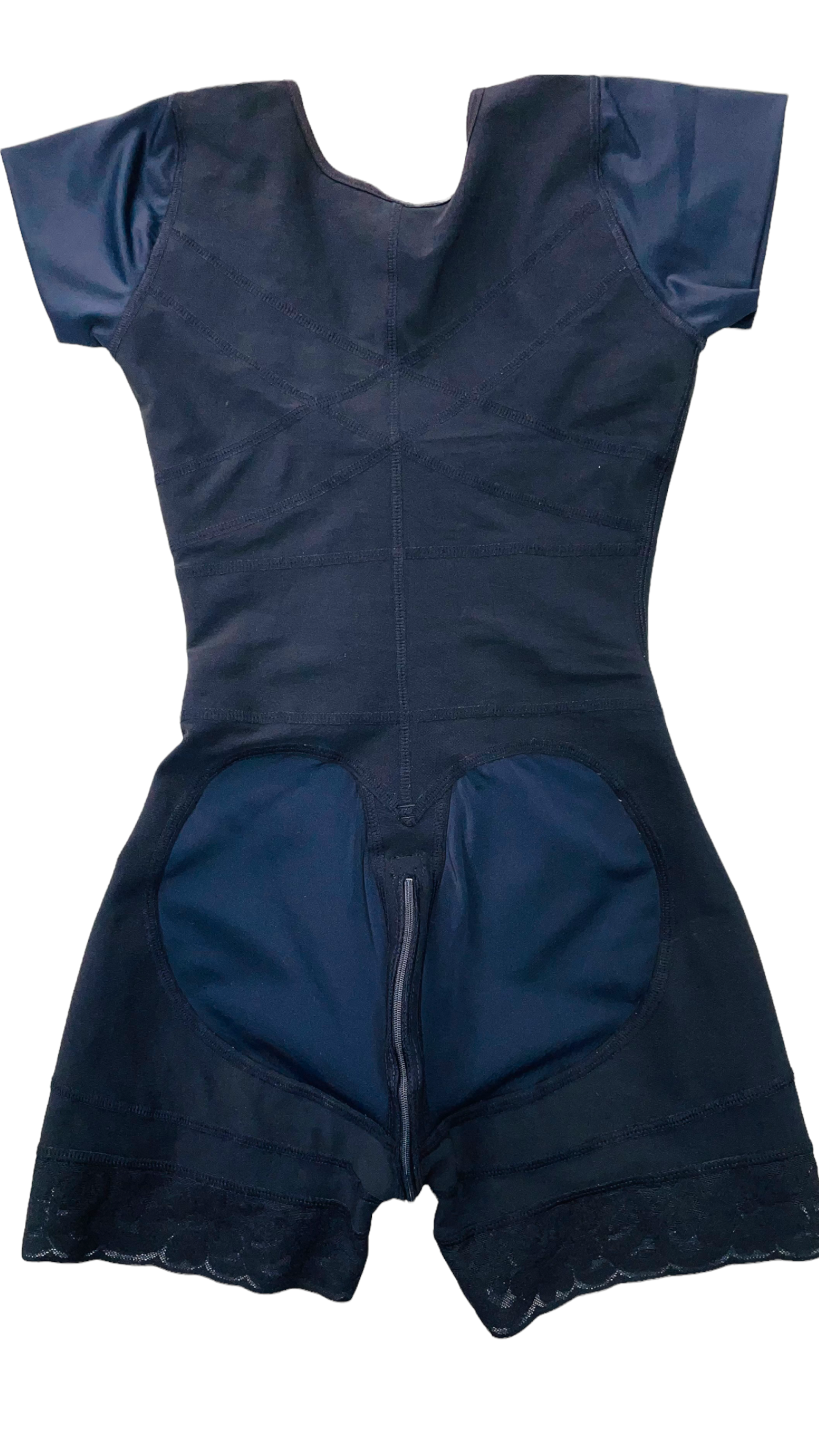 FB763MNCL FAJA SHORT WITH MINI SLEVEE EXTRA SUPPORT ON ABDOMEN - Bonita Shape