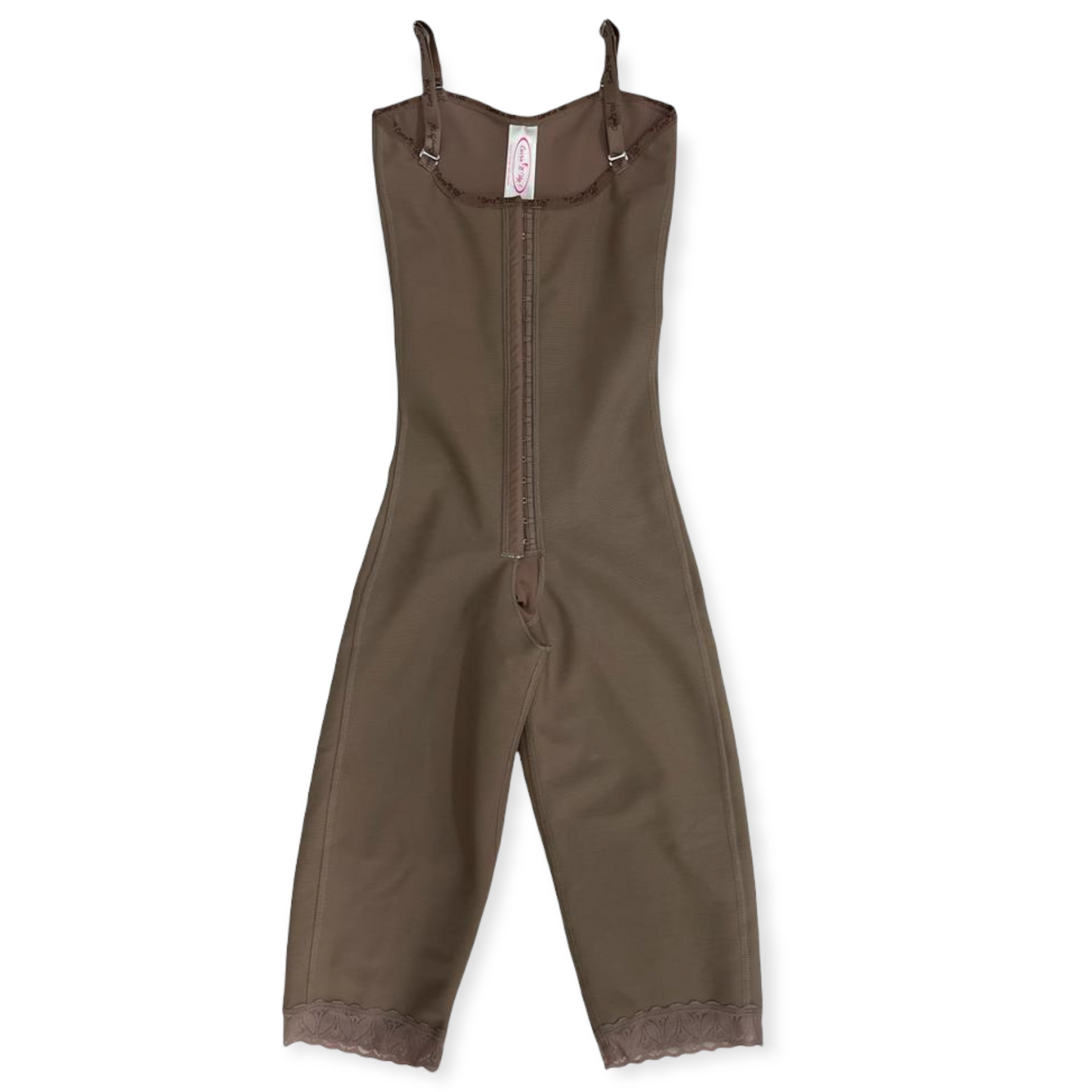 (FINAL SALE) FB750 FULL BODY FAJA THIN ADJUSTABLE STRAPS/3HOOKS - Bonita Shape