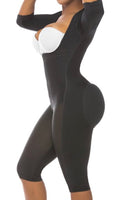 FINAL SALE !!!  CS640 COTTON  FAJA LONG WITH ARMS NO BRA WITH BUTTLIFT