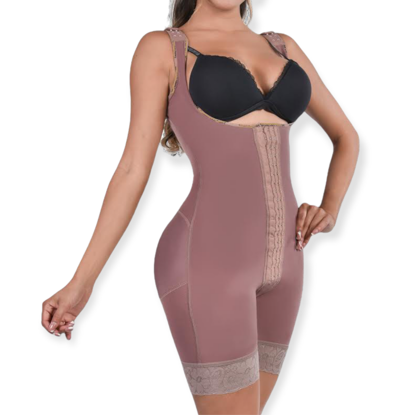 FB5002 DAILY USE POST-PARTUM & RECOVERY MID-THIGH 1ST STAGE FAJA (BBL) - Bonita Shape