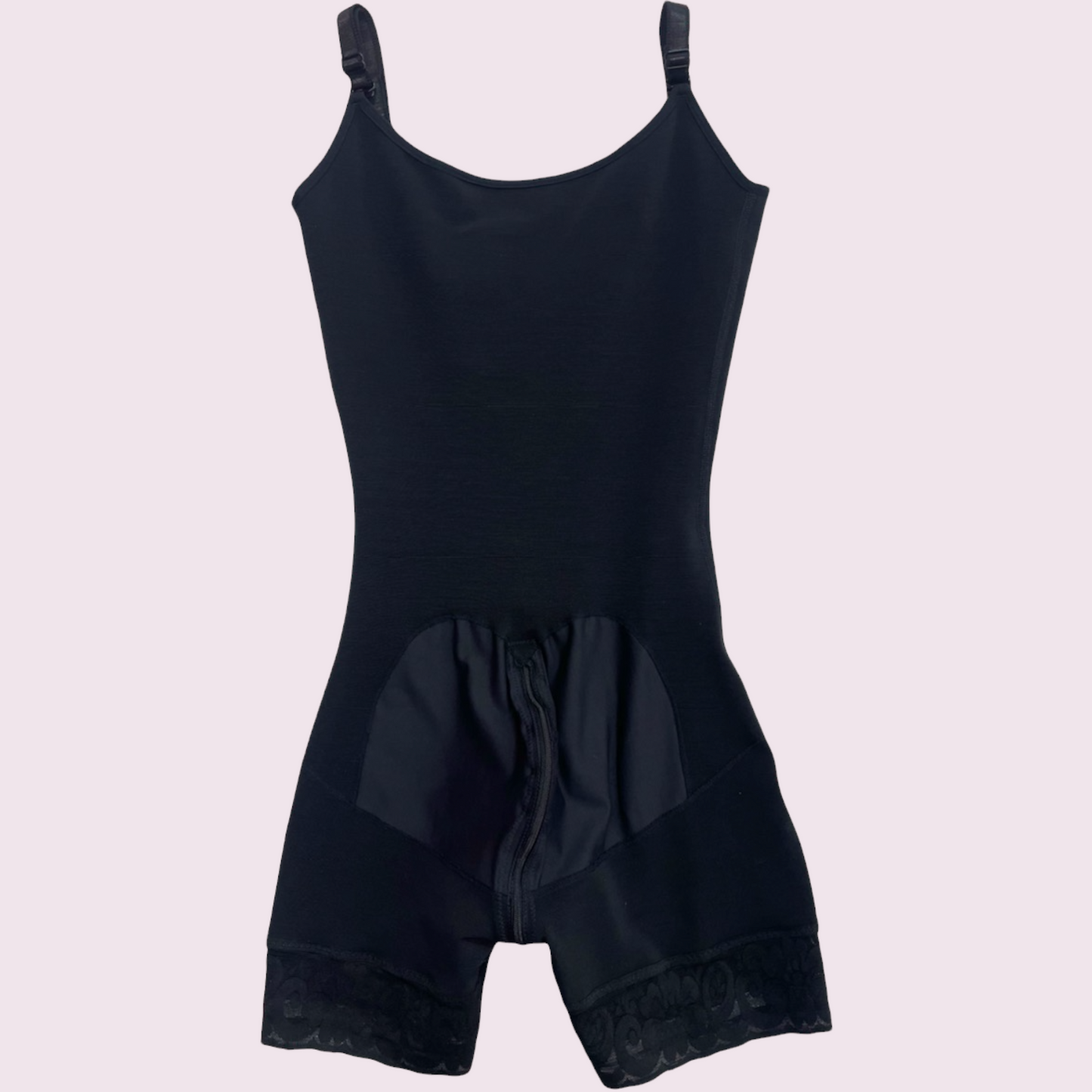 (FINAL SALE) FB1001 FAJA SHORT WITH HOOKS AND ZIPPER - Bonita Shape