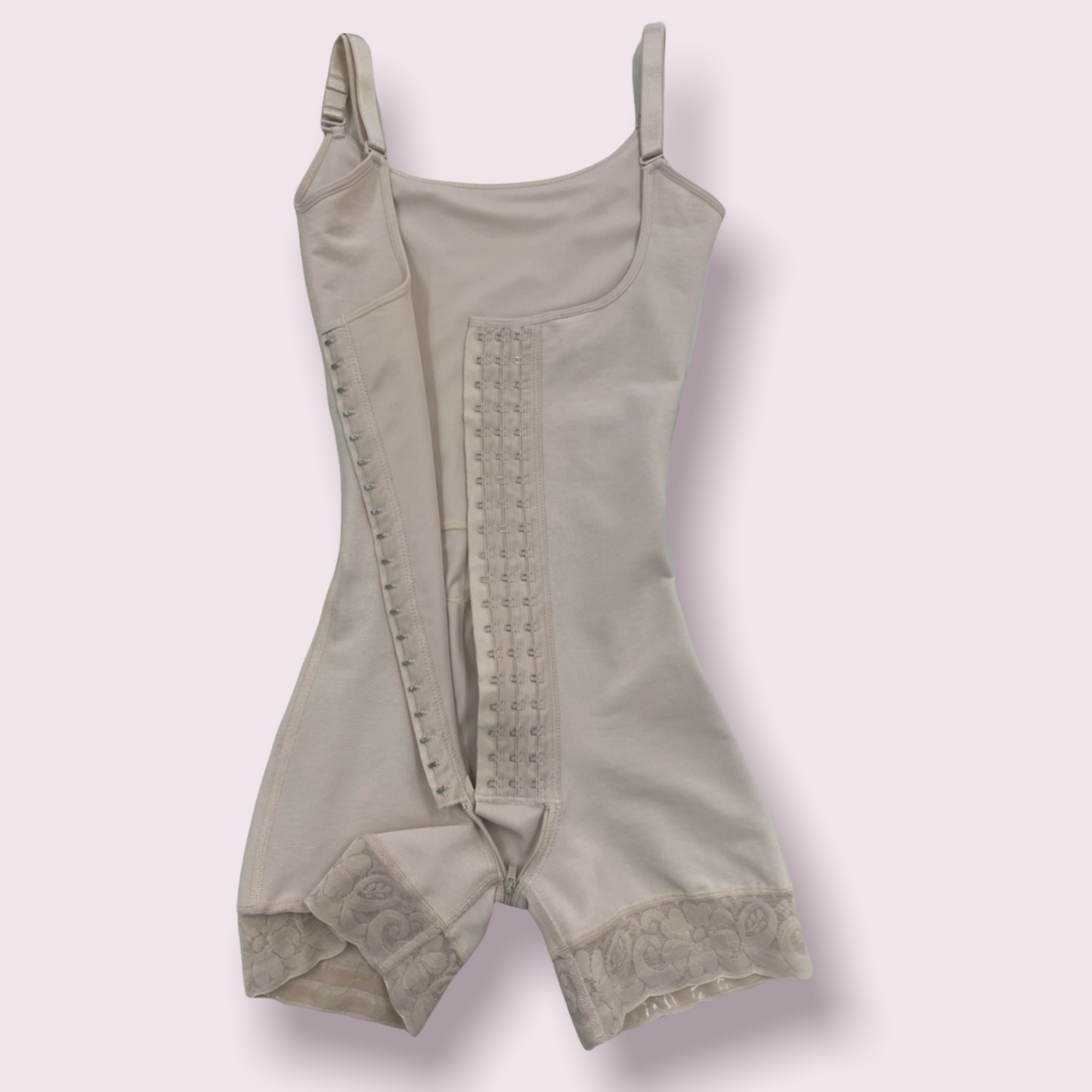 (FINAL SALE) FB1001 FAJA SHORT WITH HOOKS AND ZIPPER - Bonita Shape