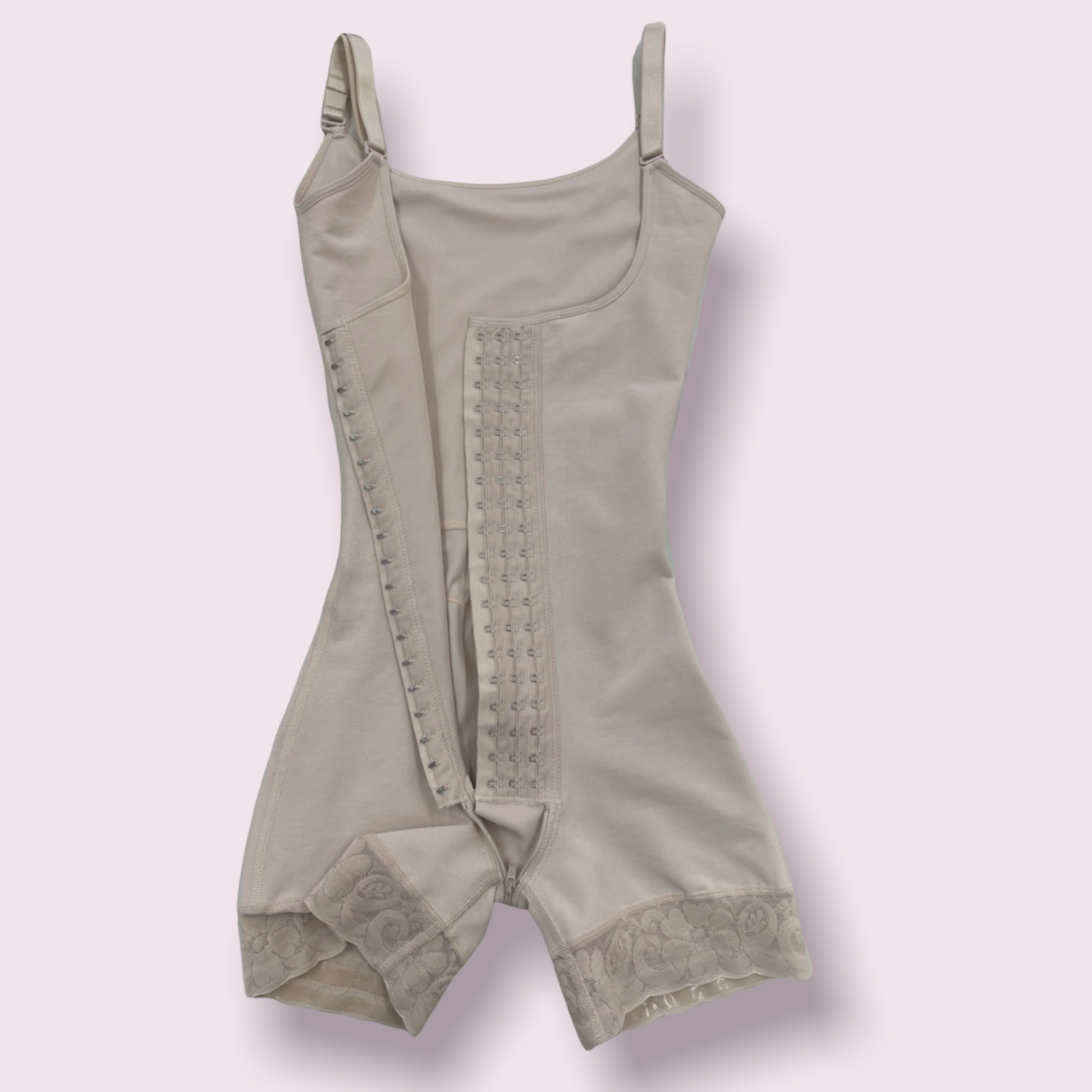 (FINAL SALE) FB1001 FAJA SHORT WITH HOOKS AND ZIPPER - Bonita Shape