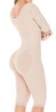 FINAL SALE !!!  CS640 COTTON  FAJA LONG WITH ARMS NO BRA WITH BUTTLIFT