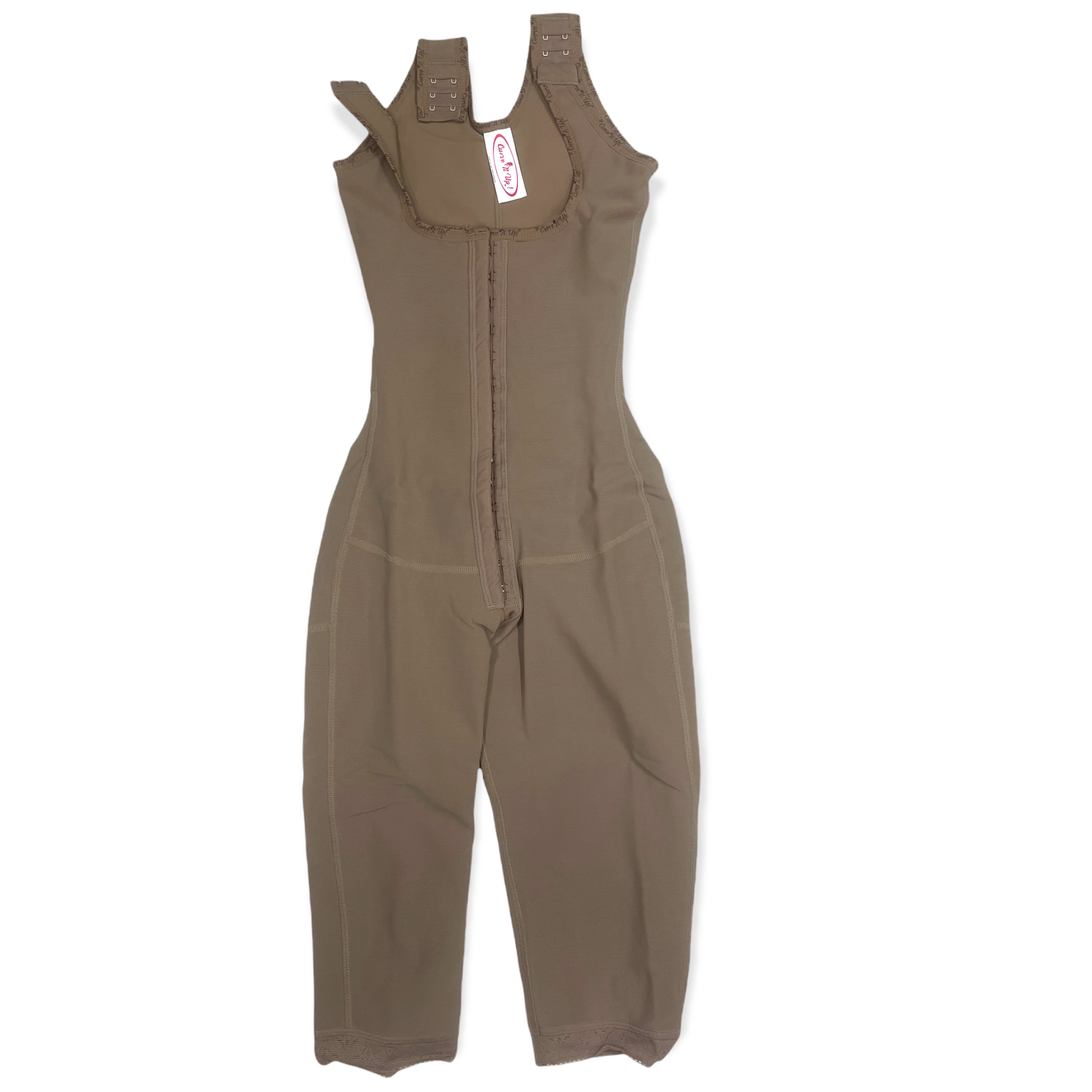 FB725 Long Style Full Body Shaping Garment with Hooks and Perineal Zipper - Bonita Shape