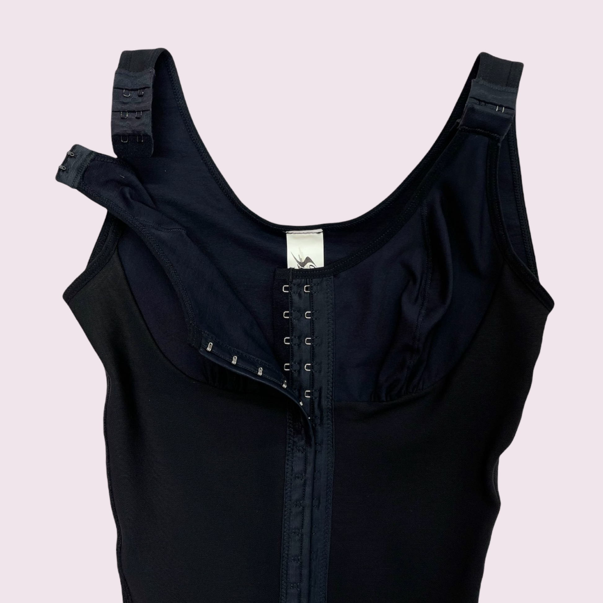 (FINAL SALE) FB1003 FAJA LONG WITH BRA AND HOOKS/ZIPPER - Bonita Shape