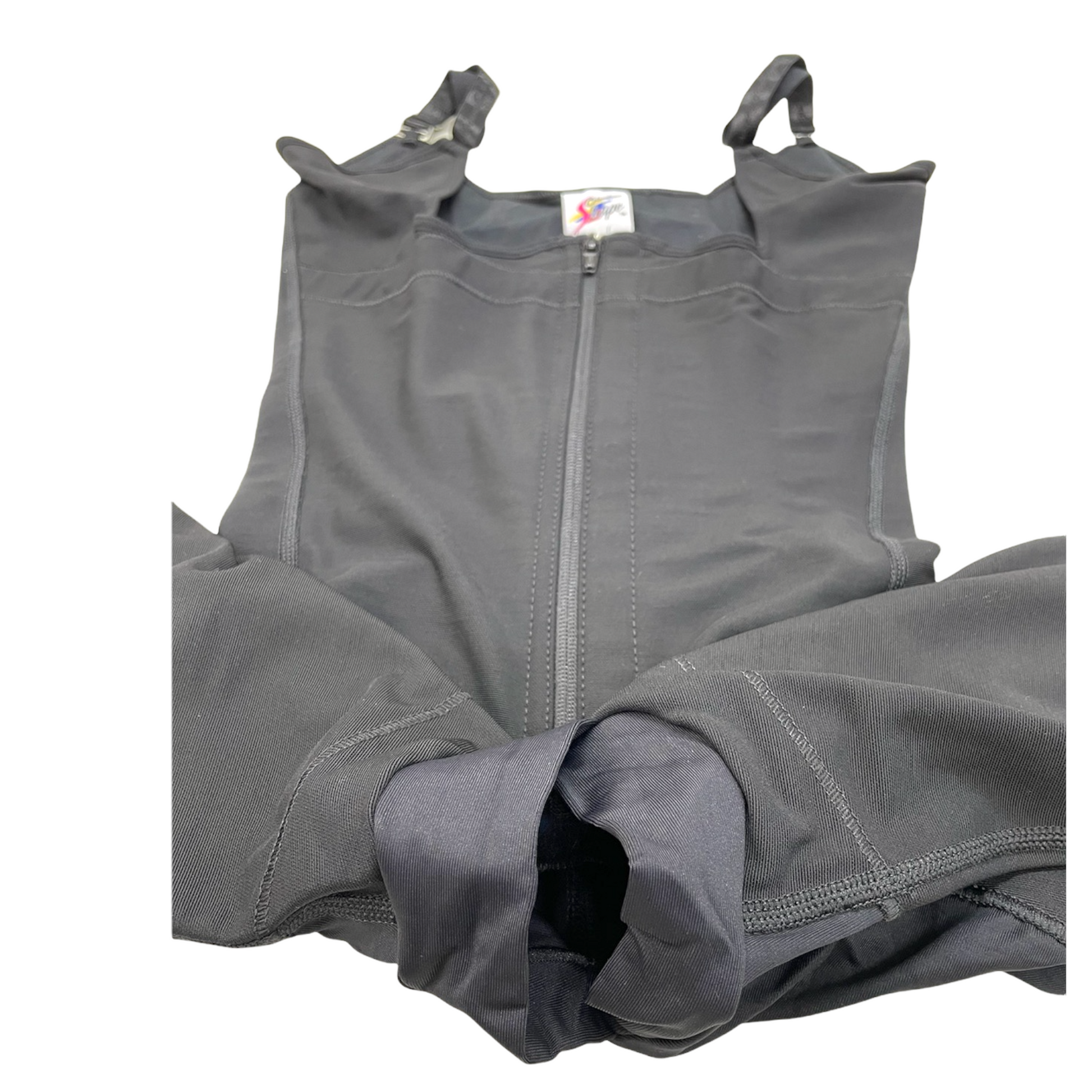 CS626 FAJA LONG WITH THIN STRAP WITH FRONTAL ZIPPER - Bonita Shape