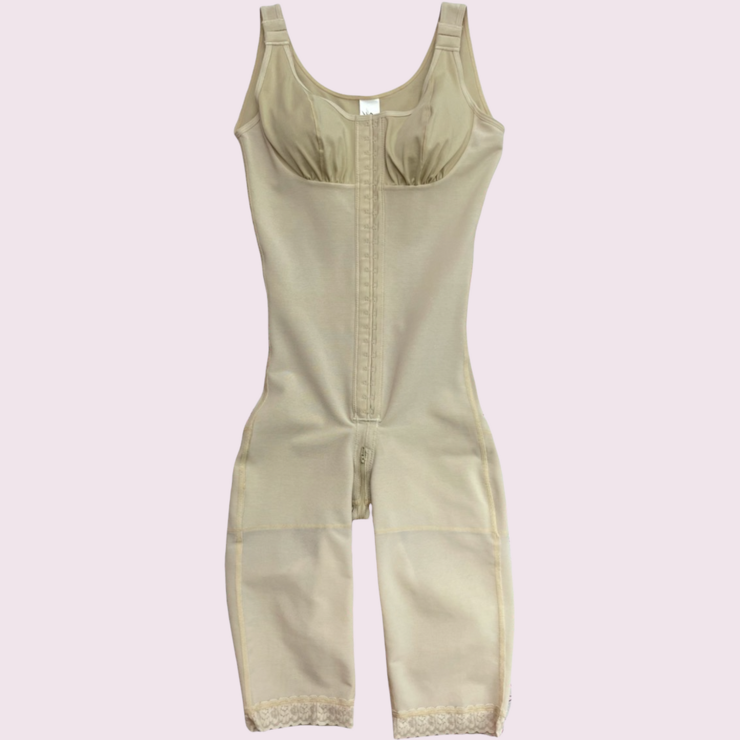 (FINAL SALE) FB1003 FAJA LONG WITH BRA AND HOOKS/ZIPPER - Bonita Shape