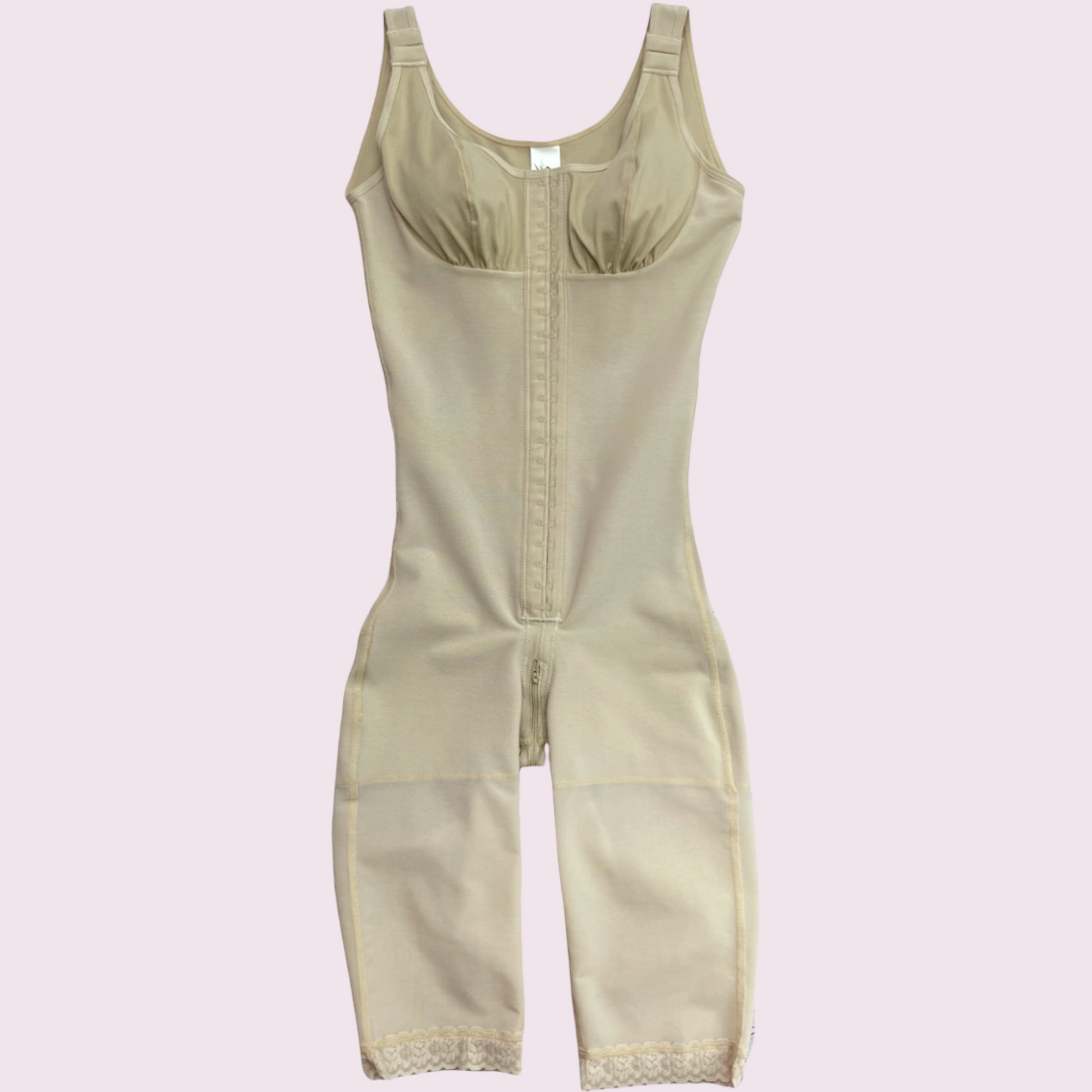 (FINAL SALE) FB1003 FAJA LONG WITH BRA AND HOOKS/ZIPPER - Bonita Shape