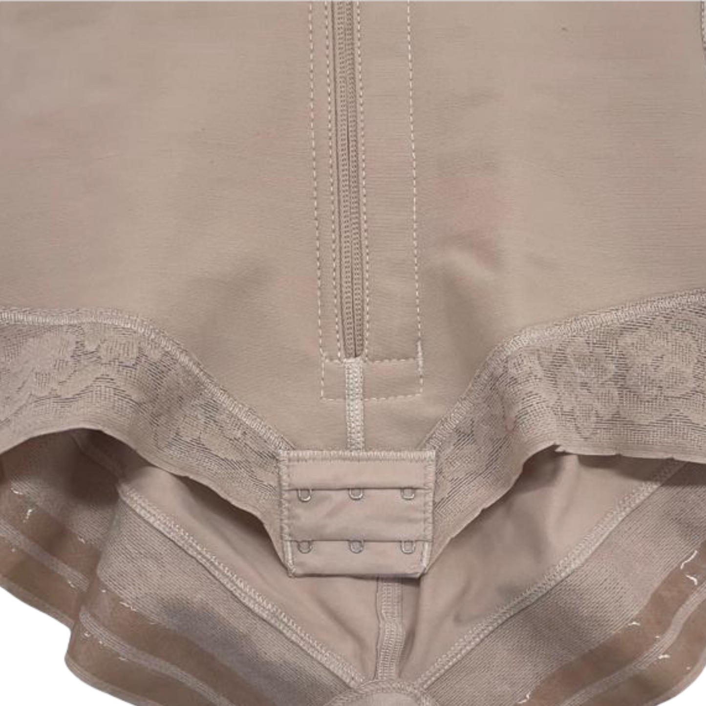 CS610 FULL BACK ADJUSTABLE STRAP FAJA W/ LACE LINING