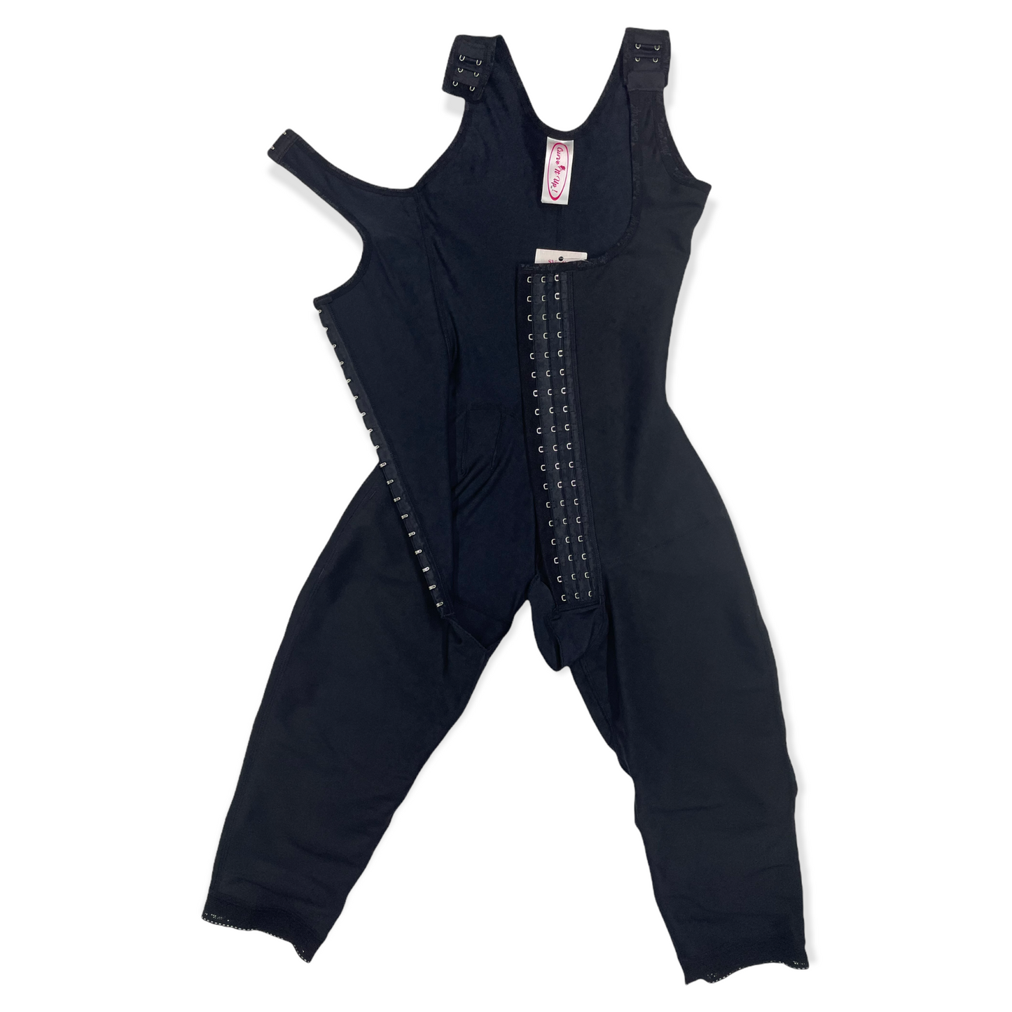 FB725 Long Style Full Body Shaping Garment with Hooks and Perineal Zipper - Bonita Shape