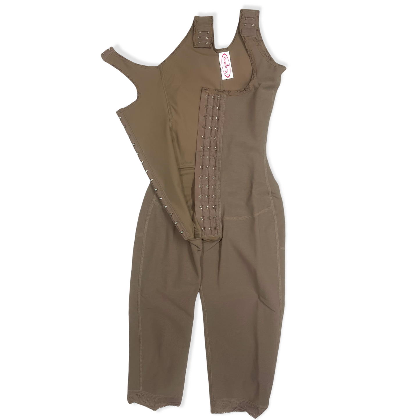 FB725 Long Style Full Body Shaping Garment with Hooks and Perineal Zipper - Bonita Shape