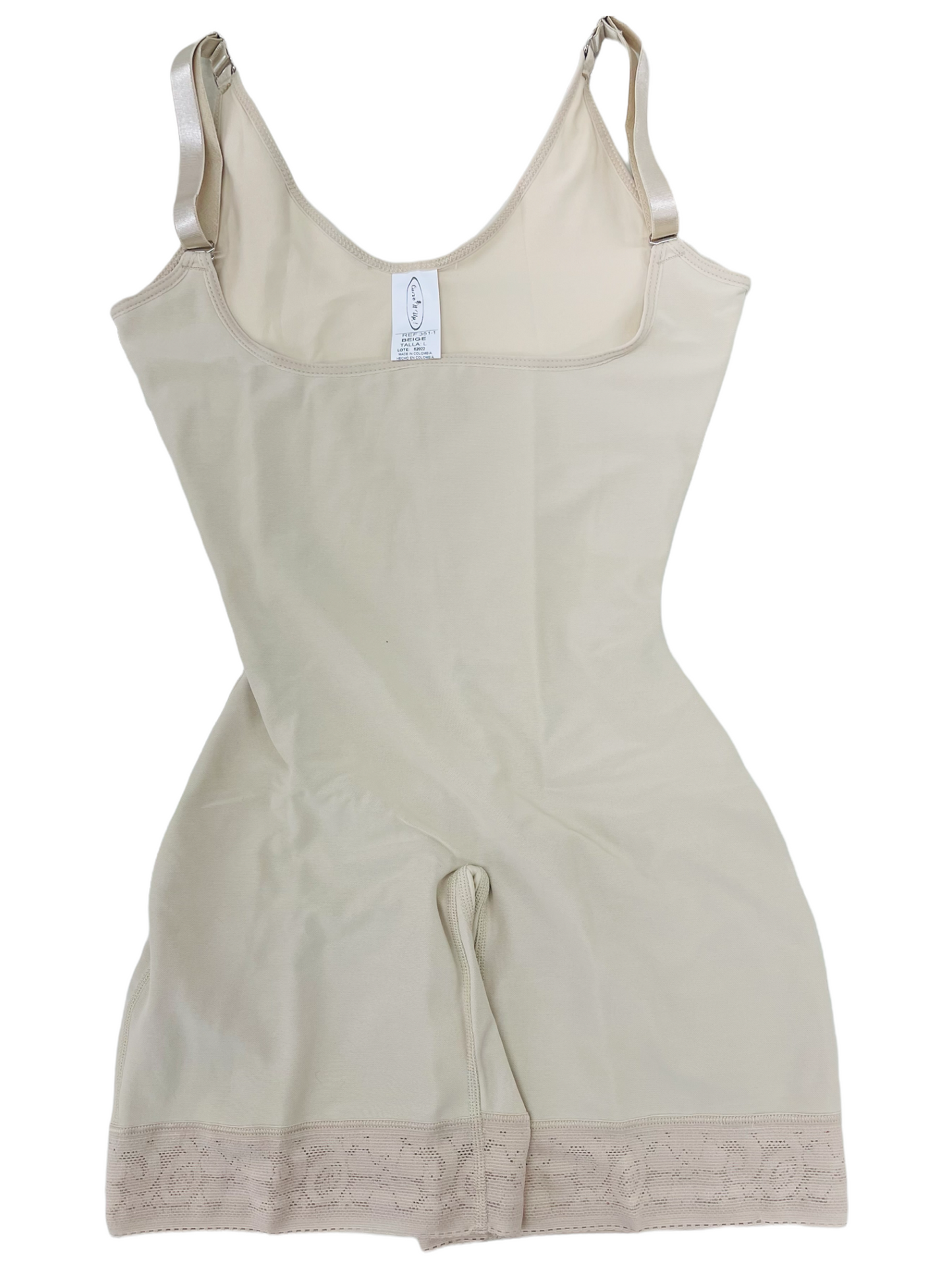 FB826 SEEMLESS SHORT FAJA WITH THIN STRAP - Bonita Shape