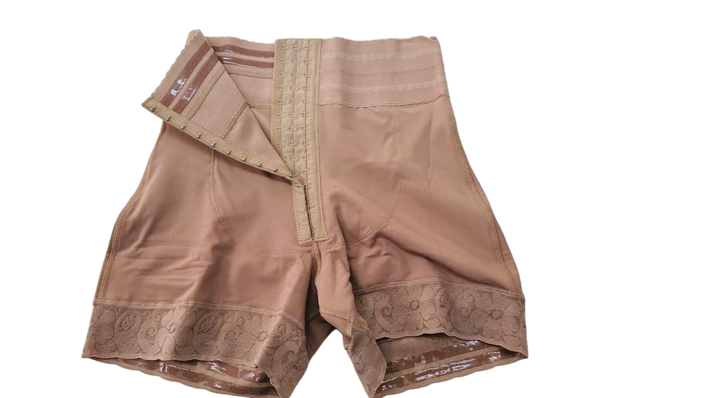 FB828 Butt lifting short elastic band hook and eye closure - Bonita Shape