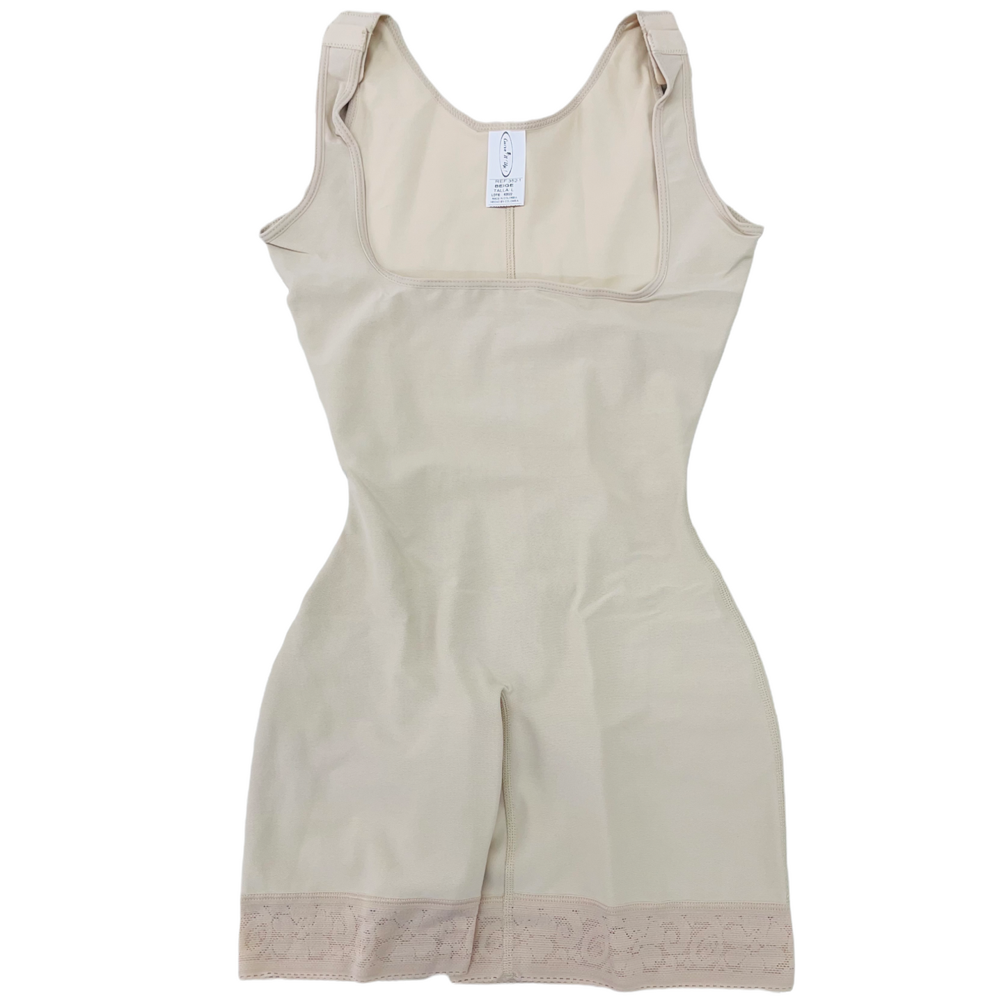 FB827 SEEMLESS SHORT FAJA WITH THICK STRAP - Bonita Shape