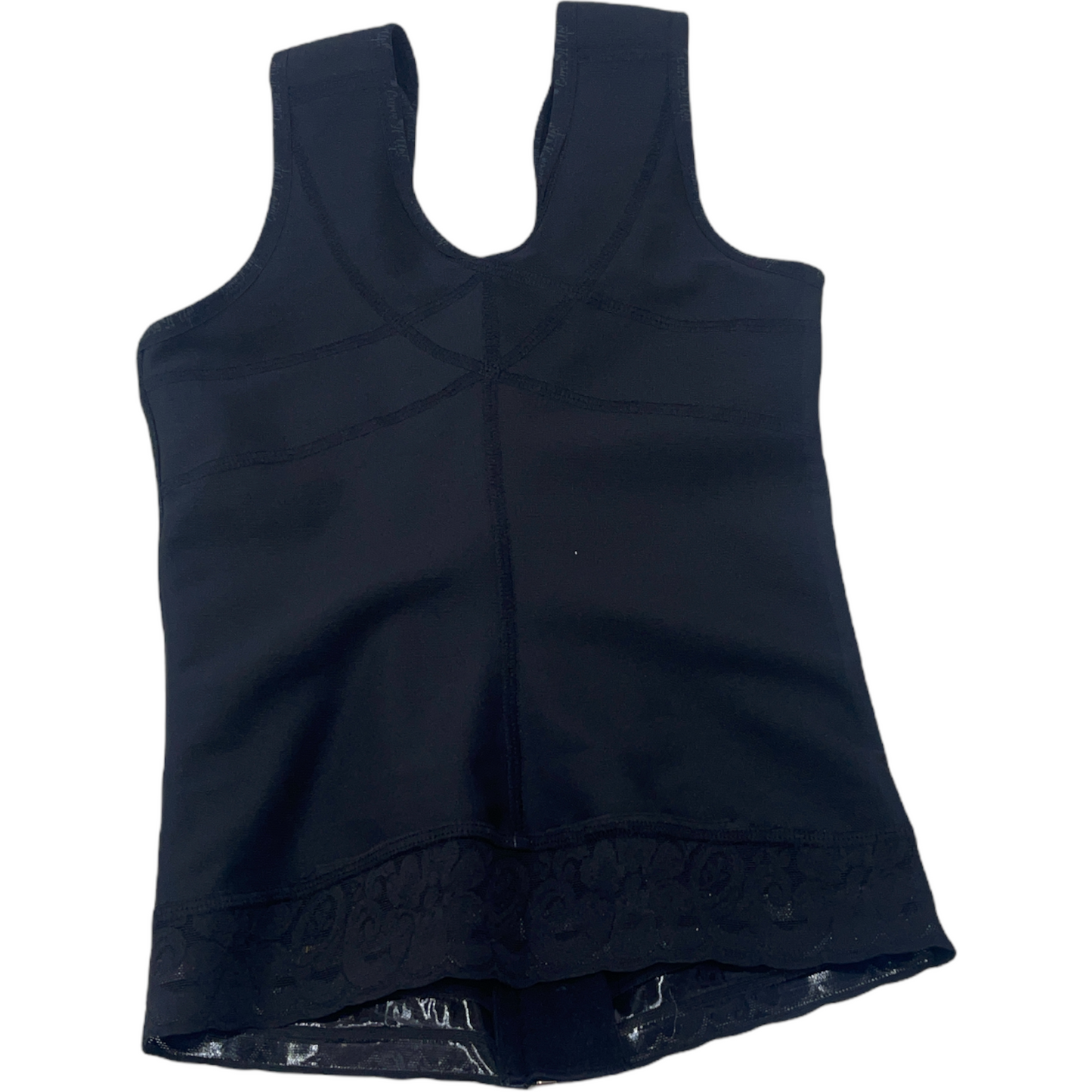 FB7030 LATEX VEST WITH FRONTAL ZIPPER - Bonita Shape