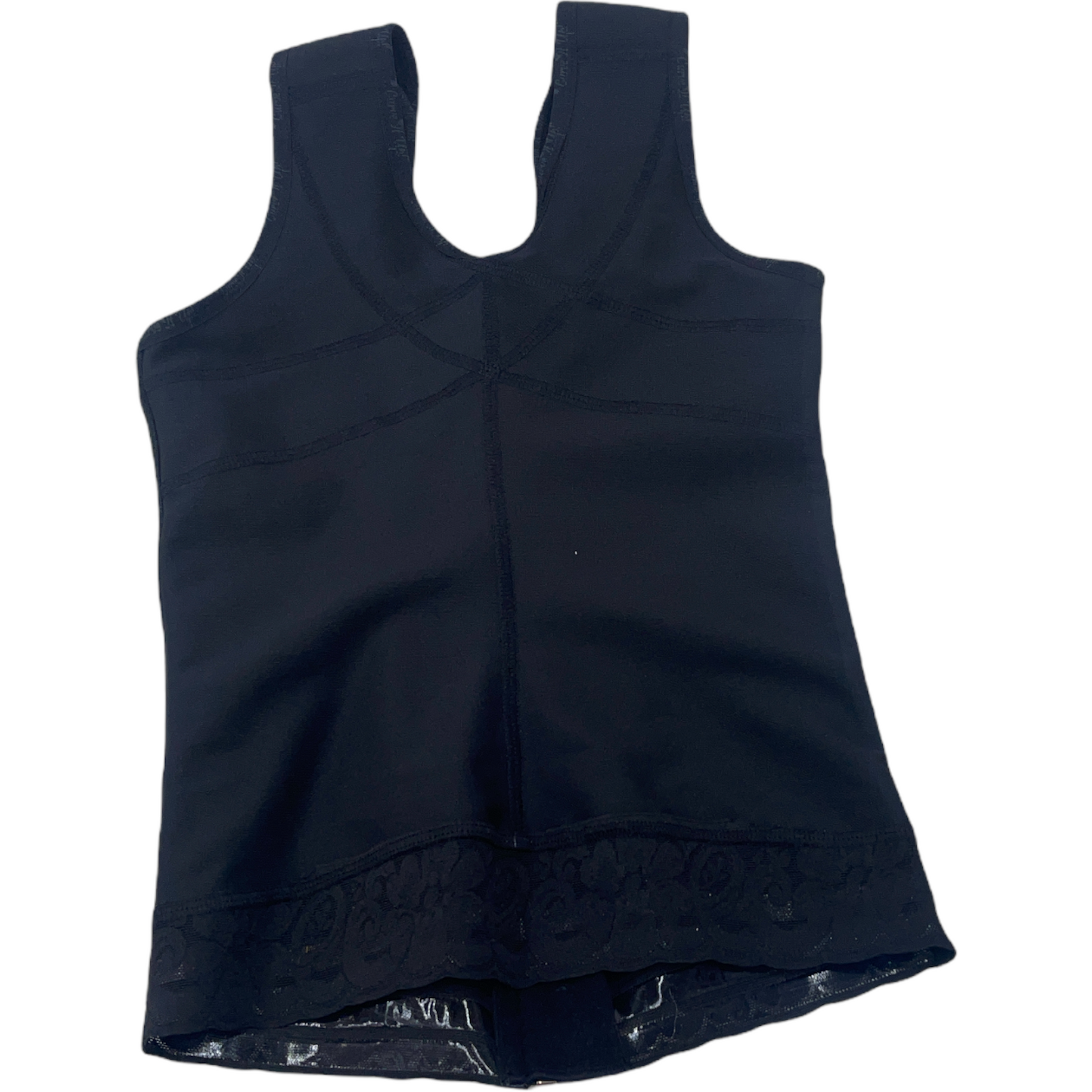FB7030 LATEX VEST WITH FRONTAL ZIPPER - Bonita Shape