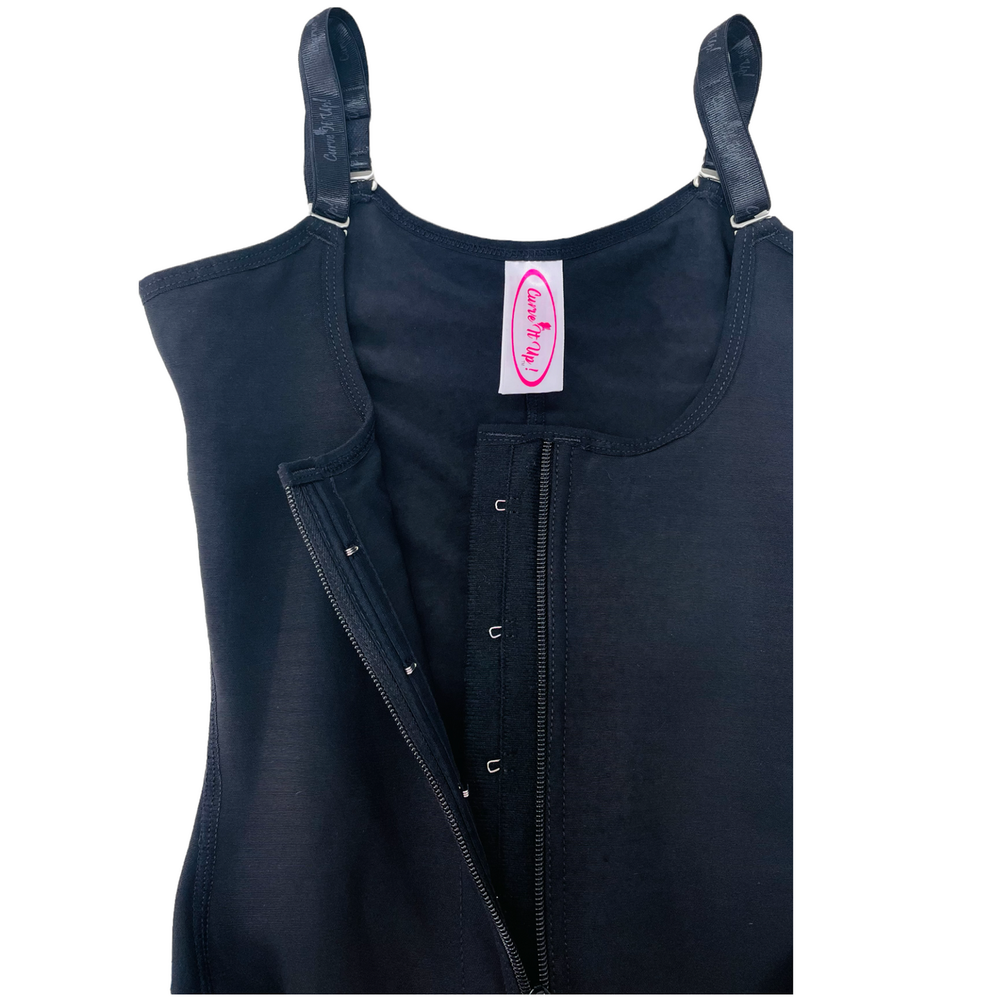 FB763-2 SHORT STYLE FAJA THIN STRAPS FAJA EXTRA SUPPORT ON ABDOMEN - Bonita Shape