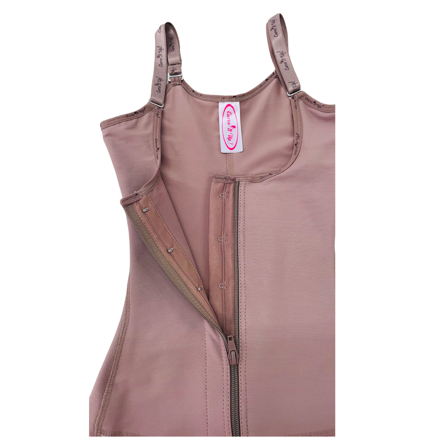 FB763-2 SHORT STYLE FAJA THIN STRAPS FAJA EXTRA SUPPORT ON ABDOMEN - Bonita Shape