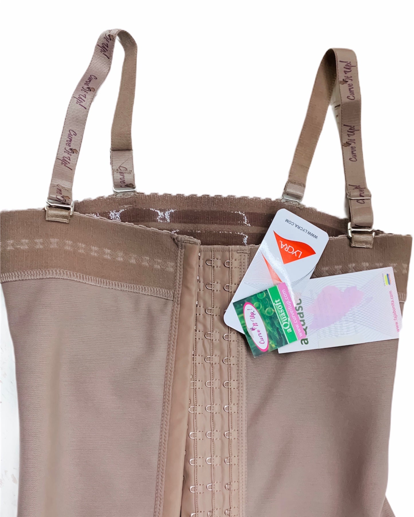 FB722 STRAPLESS 3 POSITIONS HOOKS & BUTT LIFTING SHORT - Bonita Shape