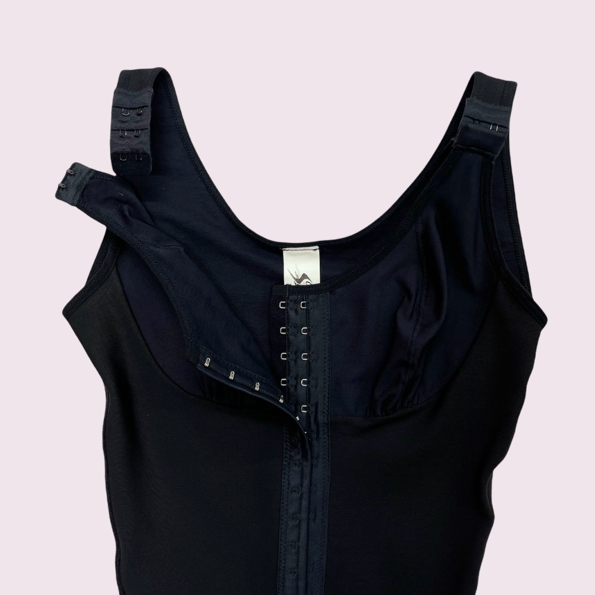 (FINAL SALE) FB1003 FAJA LONG WITH BRA AND HOOKS/ZIPPER - Bonita Shape