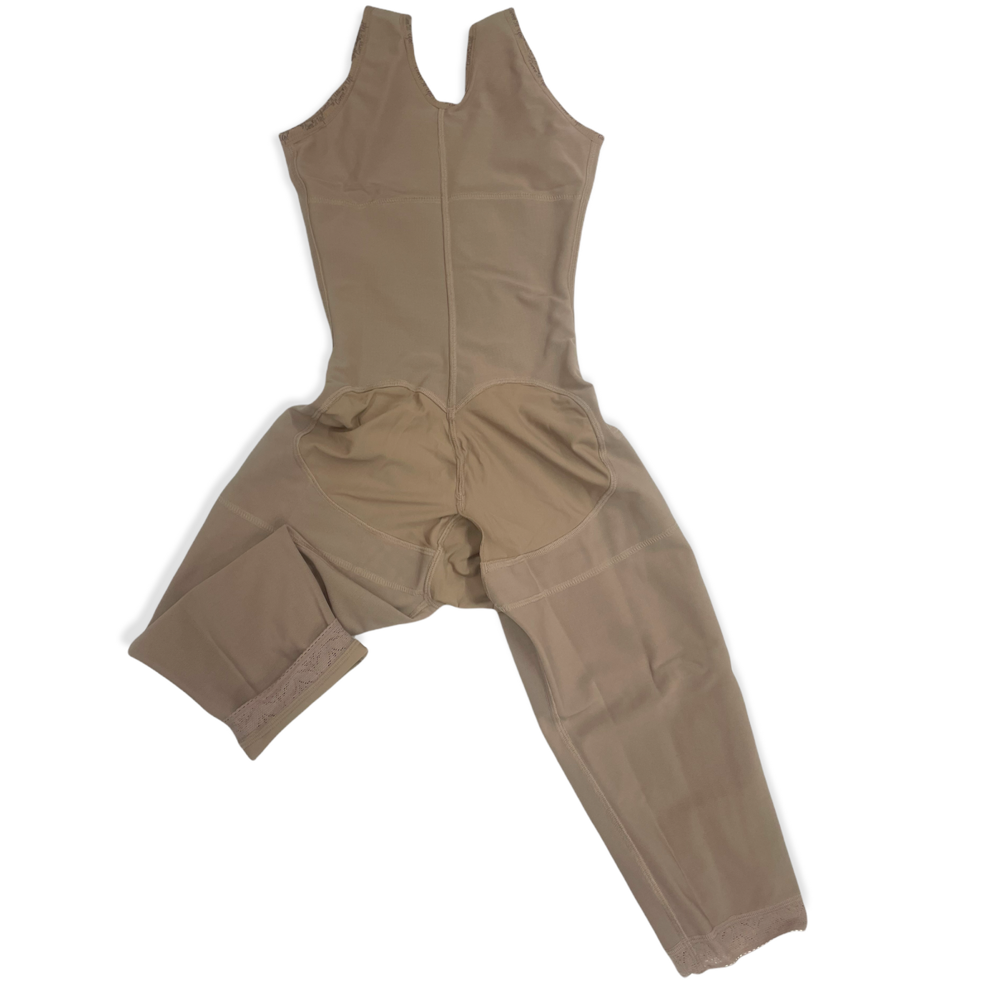 FB725 Long Style Full Body Shaping Garment with Hooks and Perineal Zipper - Bonita Shape