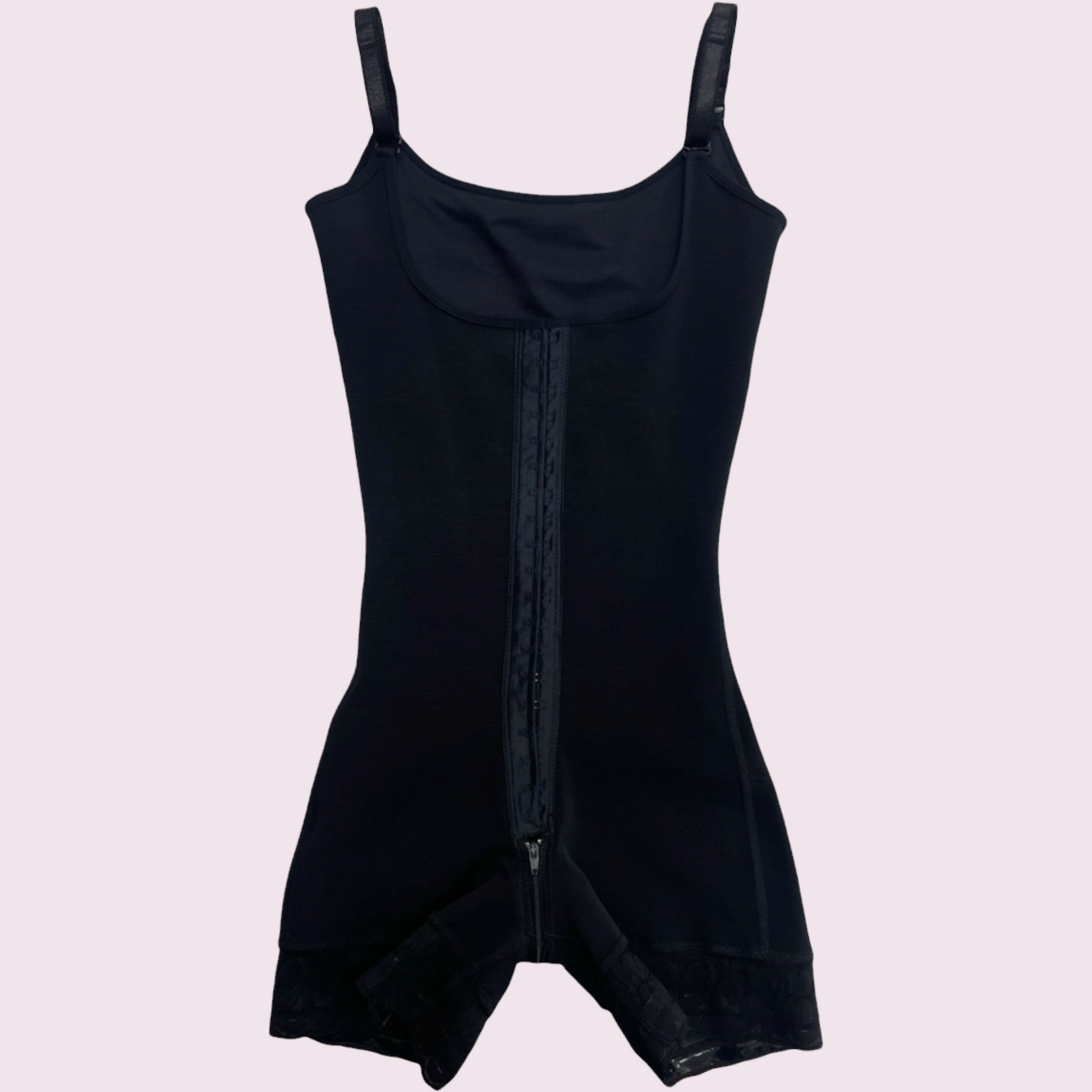 (FINAL SALE) FB1001 FAJA SHORT WITH HOOKS AND ZIPPER - Bonita Shape